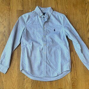 Boys Polo Button Down Shirt (Size 14)